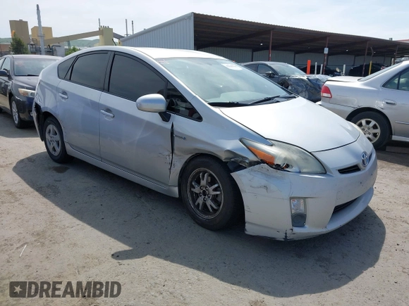 2010 Toyota Prius II with VIN JTDKN3DU8A0028512, listed as a IAAI auction lot 42046790 with 250,562 mi miles. Bid and sale history available at carsss.com. Image 1.