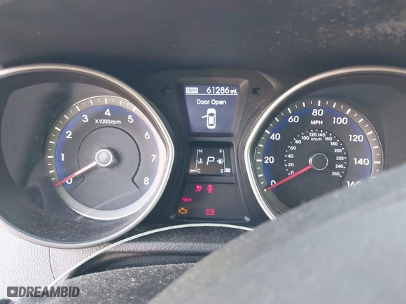2015 Hyundai Elantra GT with VIN KMHD35LH2FU236394, listed as a IAAI auction lot 41524146 with 61,286 mi miles. Bid and sale history available at carsss.com. Image 7.