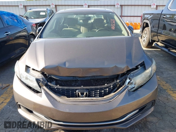 2014 Honda Civic Sedan EX with VIN 19XFB2F80EE022611, listed as a IAAI auction lot 41988944 with 108,807 mi miles. Bid and sale history available at carsss.com. Image 12.