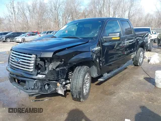 2012 Ford F-150 XL with VIN 1FTEW1CM6CFB99548, listed as a IAAI auction lot 41693501 with 129,728 mi miles. Bid and sale history available at carsss.com. Image 2.