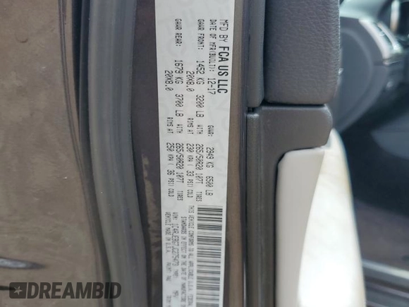 2018 Jeep Grand Cherokee Limited with VIN 1C4RJEBG7JC275473, listed as a Copart auction lot 62474475 with 92,198 mi miles and Clean title. Bid and sale history available at DreamBid. Image 13.