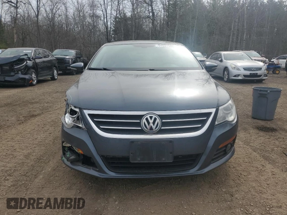 2011 Volkswagen CC with VIN WVWHN9AN5BE739809, listed as a Copart auction lot 54607385 with 124,389 mi miles and Salvage Title. Bid and sale history available at DreamBid. Image 5.