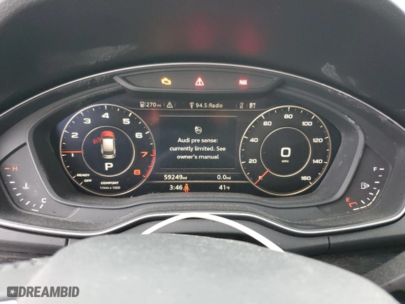 2019 Audi Q5 Prestige with VIN WA1CNAFY1K2054569, listed as a Copart auction lot 47974925 with 59,249 mi miles and Salvage Title. Bid and sale history available at carsss.com. Image 9.