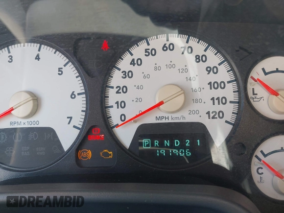 2006 Dodge 1500 SLT with VIN 1D7HU18N76S653621, listed as a IAAI auction lot 41820904 with 191,906 mi miles and . Bid and sale history available at DreamBid. Image 7.