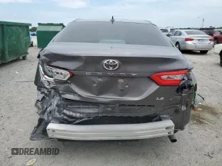 2020 Toyota Camry LE with VIN 4T1C11AK4LU970264, listed as a Copart auction lot 55728075 with 16,619 mi miles and Salvage Title. Bid and sale history available at DreamBid. Image 6.