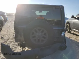 2024 Jeep Wrangler Sport S with VIN 1C4PJXDG9RW204575, listed as a Copart auction lot 46354145 with 29,874 mi miles and Salvage title. Bid and sale history available at DreamBid. Image 6.