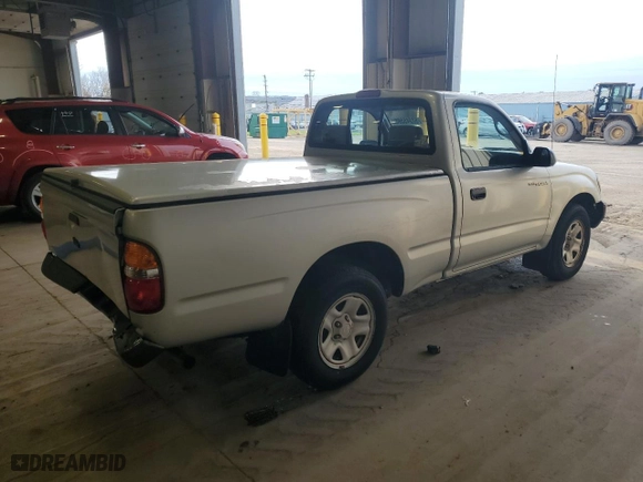 2002 Toyota Tacoma with VIN 5TENL42N62Z894277, listed as a Copart auction lot 52345595 with 70,843 mi miles and Salvage Title. Bid and sale history available at carsss.com. Image 3.