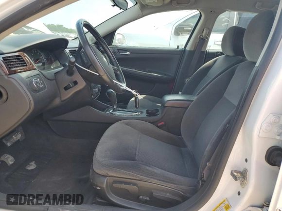 2013 Chevrolet Impala LT with VIN 2G1WG5E31D1252428, listed as a Copart auction lot 53165865 with 146,615 mi miles and Salvage Title. Bid and sale history available at DreamBid. Image 7.