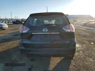 2016 Nissan Rogue S with VIN JN8AT2MV7GW133038, listed as a Copart auction lot 46072345 with 74,474 mi miles and Salvage Title. Bid and sale history available at carsss.com. Image 6.