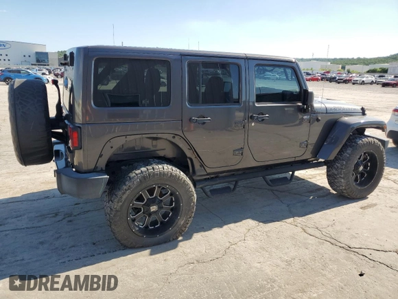 2017 Jeep Wrangler Unlimited Sahara with VIN 1C4BJWEG0HL727423, listed as a Copart auction lot 56719285 with 62,965 mi miles and Salvage title. Bid and sale history available at DreamBid. Image 3.