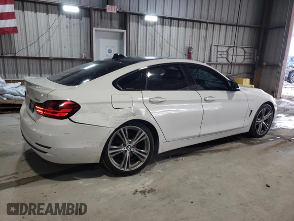 2016 BMW 4 Series 428i xDrive with VIN WBA4C9C55GG137762, listed as a Copart auction lot 46083245 with 100,591 mi miles and Salvage Title. Bid and sale history available at DreamBid. Image 3.