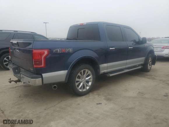 2016 Ford F-150 XLT with VIN 1FTEW1EF2GFA57606, listed as a Copart auction lot 44075235 with 150,495 mi miles and Salvage Title. Bid and sale history available at carsss.com. Image 3.