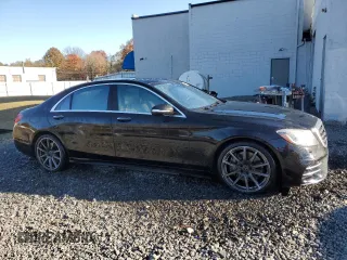 2019 Mercedes-Benz S 560 with VIN WDDUG8GB9KA423150, listed as a Copart auction lot 77655104 with 55,299 mi miles and Salvage Title. Bid and sale history available at DreamBid. Image 4.