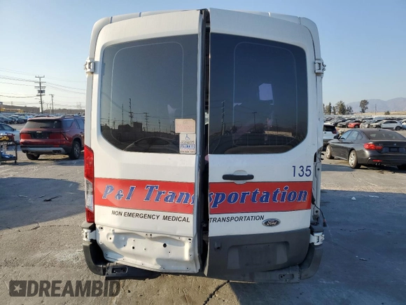 2017 Ford Transit XL с VIN 1FMZK1CM0HKA75959, выставлен на аукционе Copart как лот 88277945 с пробегом Не указан миль и Списание • Salvage title. История ставок и продаж доступна на DreamBid. Изображение 6.