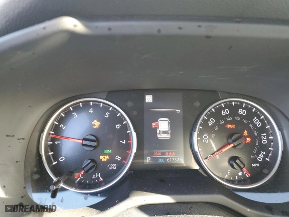 2022 Toyota RAV4 XLE Premium with VIN 2T3C1RFV4NW185738, listed as a Copart auction lot 49508135 with 61,732 mi miles and Salvage Title. Bid and sale history available at carsss.com. Image 9.
