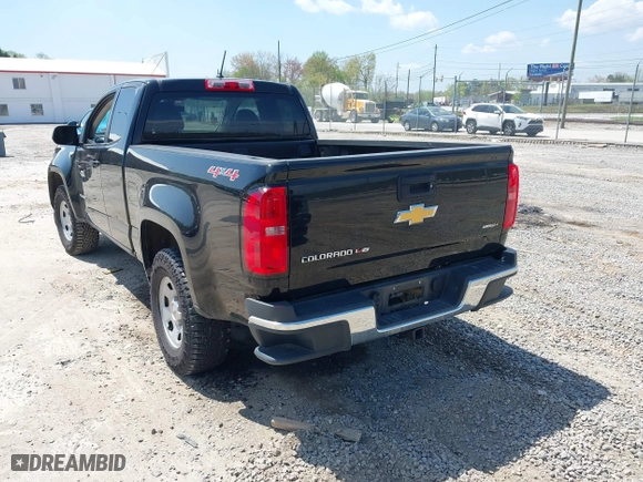 2018 Chevrolet Colorado 4WD Work Truck with VIN 1GCHTBEN7J1133294, listed as a IAAI auction lot 42040660 with 53,748 mi miles. Bid and sale history available at carsss.com. Image 3.