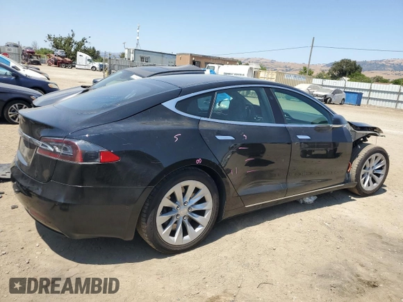 2016 Tesla Model S 70 with VIN 5YJSA1E12GF170238, listed as a Copart auction lot 60258355 with 47,163 mi miles and Salvage title. Bid and sale history available at DreamBid. Image 3.