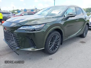 2024 Lexus RX 350 with VIN 2T2BAMBA6RC046837, listed as a IAAI auction lot 42651329 with 9,689 mi miles and . Bid and sale history available at DreamBid. Image 18.