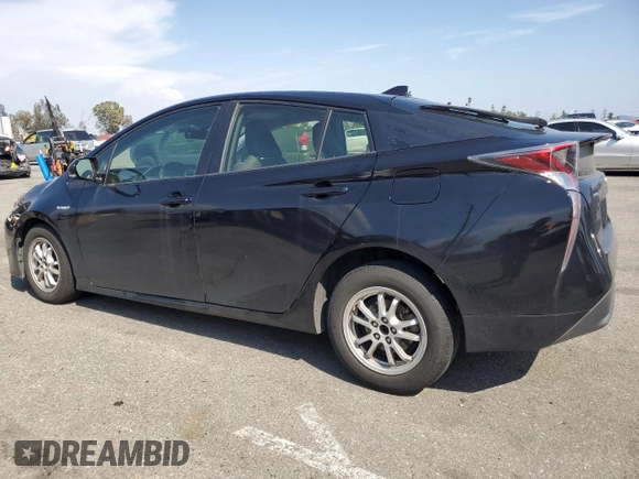 2016 Toyota Prius Four with VIN JTDKARFU3G3001558, listed as a Copart auction lot 55352245 with 81,648 mi miles and Salvage Title. Bid and sale history available at DreamBid. Image 2.