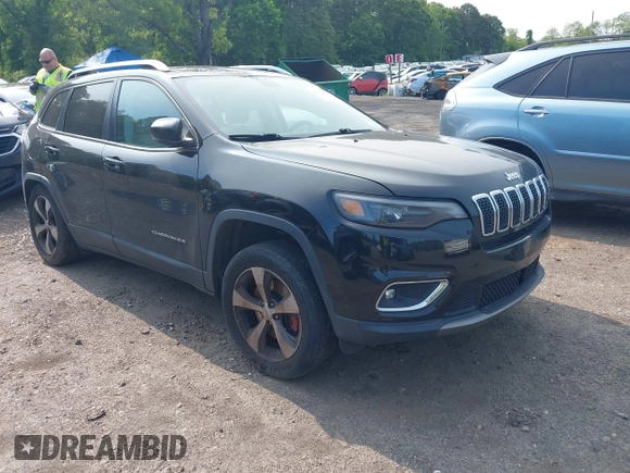 2019 Jeep Cherokee Limited with VIN 1C4PJMDX5KD200135, listed as a IAAI auction lot 42346562 with 94,677 mi miles and . Bid and sale history available at DreamBid. Image 1.