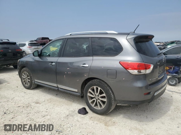2015 Nissan Pathfinder S with VIN 5N1AR2MN6FC647324, listed as a Copart auction lot 49912715 with 193,958 mi miles and Salvage Title. Bid and sale history available at carsss.com. Image 2.