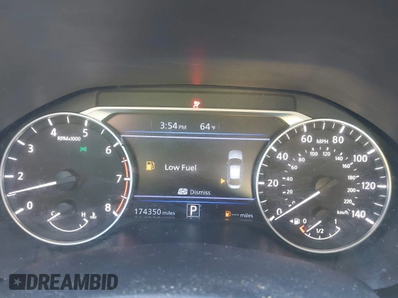 2019 Nissan Altima 2.5 SV with VIN 1N4BL4DV1KC128901, listed as a IAAI auction lot 41667874 with 174,350 mi miles. Bid and sale history available at carsss.com. Image 7.
