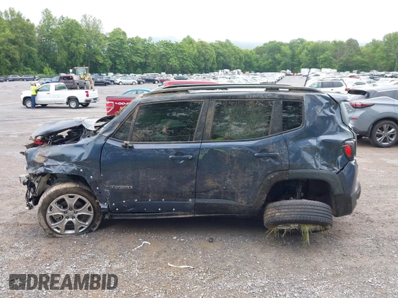 2023 Jeep Renegade Limited with VIN ZACNJDD14PPP38057, listed as a IAAI auction lot 42367959 with 17,546 mi miles and . Bid and sale history available at DreamBid. Image 14.