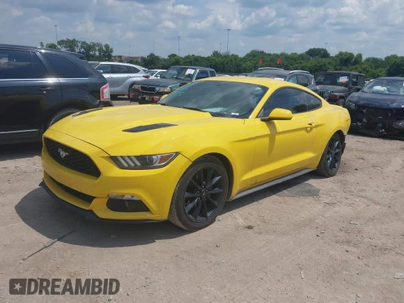 2015 Ford Mustang EcoBoost z VIN 1FA6P8TH1F5431521, wystawiony jako IAAI lot #42799574 z przebiegiem 147 337 mil mil oraz . Historia ofert i sprzedaży dostępna na DreamBid. Obrazek 17.