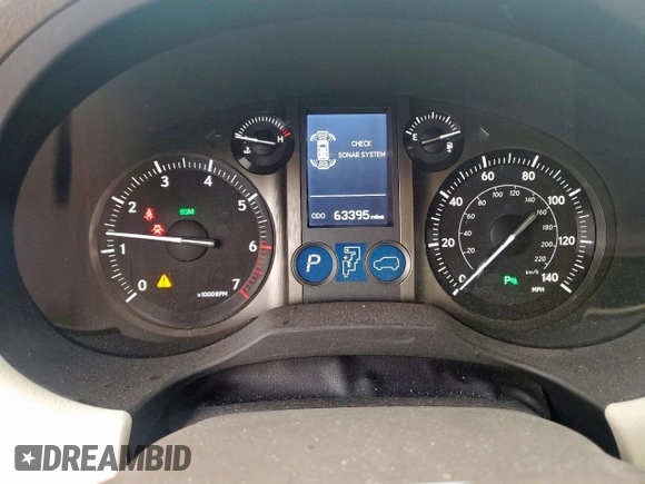 2018 Lexus GX 460 with VIN JTJBM7FX6J5192374, listed as a Copart auction lot 58232455 with 63,395 mi miles and Salvage title. Bid and sale history available at DreamBid. Image 9.