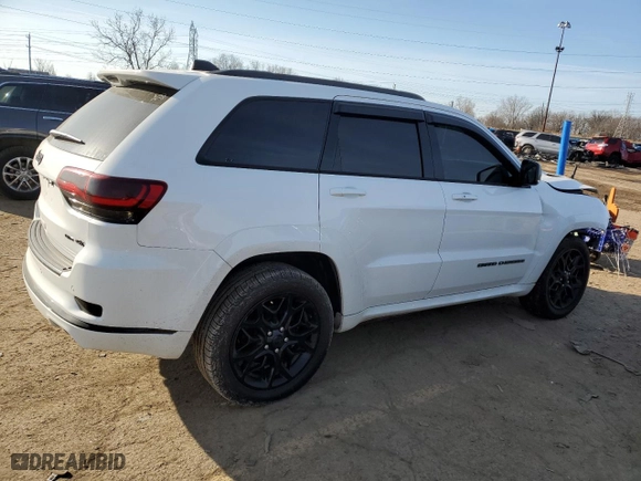 2021 Jeep Grand Cherokee Limited X with VIN 1C4RJFBG5MC773357, listed as a Copart auction lot 48371375 with 57,651 mi miles and Clean Title. Bid and sale history available at carsss.com. Image 3.