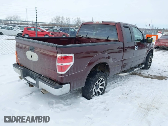 2010 Ford F-150 XL with VIN 1FTFX1CVXAFA86435, listed as a IAAI auction lot 41348804 with 181,711 mi miles. Bid and sale history available at carsss.com. Image 4.