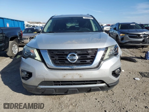 2017 Nissan Pathfinder SV with VIN 5N1DR2MM7HC667749, listed as a Copart auction lot 44380055 with 181,914 mi miles and Salvage Title. Bid and sale history available at carsss.com. Image 5.