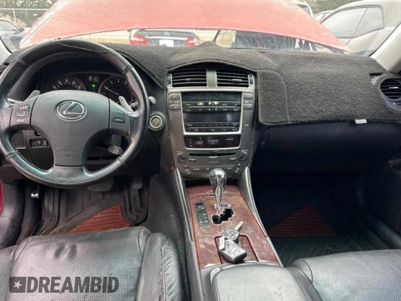 2006 Lexus IS 250 with VIN JTHCK262762007289, listed as a Copart auction lot 42419795 with 106,668 mi miles and Clean Title. Bid and sale history available at DreamBid. Image 9.