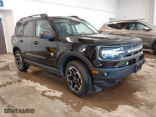 2021 Ford Bronco Sport Big Bend with VIN 3FMCR9B66MRA00949, listed as a IAAI auction lot 40978130 with 40,682 mi miles. Bid and sale history available at carsss.com. Image 1.