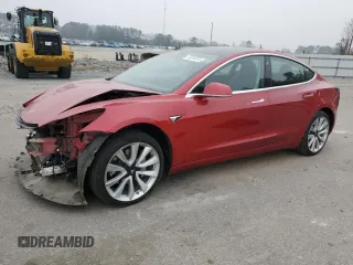 2020 Tesla Model 3 Long Range with VIN 5YJ3E1EB6LF620422, listed as a Copart auction lot 48899245 with 82,245 mi miles and Salvage Title. Bid and sale history available at carsss.com. Image 1.