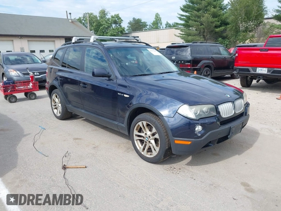 2007 BMW X3 3.0si with VIN WBXPC93477WF13266, listed as a IAAI auction lot 42672586 with 167,796 mi miles and . Bid and sale history available at DreamBid. Image 1.