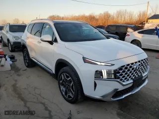 2021 Hyundai Santa Fe Hybrid SEL Premium with VIN KM8S3DA13MU004021, listed as a Copart auction lot 79228403 with 27,627 mi miles. Bid and sale history available at carsss.com. Image 4.