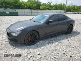 2017 Maserati Ghibli S Q4 with VIN ZAM57RTS8H1249909, listed as a Copart auction lot 60283645 with 128,090 mi miles and Clean title. Bid and sale history available at DreamBid. Image 1.