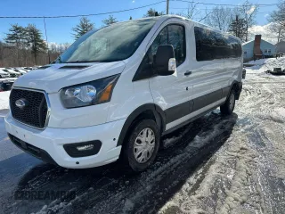 2024 Ford Transit Passenger XL with VIN 1FBAX2YG8RKA21603, listed as a Copart auction lot 44740795 with 10,961 mi miles and Non Repairable. Bid and sale history available at carsss.com. Image 1.