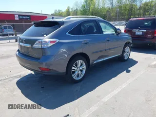 2012 Lexus RX 450h with VIN JTJBC1BAXC2427994, listed as a IAAI auction lot 41997188 with 131,614 mi miles and . Bid and sale history available at DreamBid. Image 4.