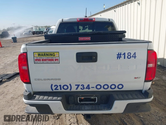 2022 Chevrolet Colorado 2WD Z71 with VIN 1GCGSDEN7N1247036, listed as a IAAI auction lot 41128949 with 41,058 mi miles and . Bid and sale history available at DreamBid. Image 17.