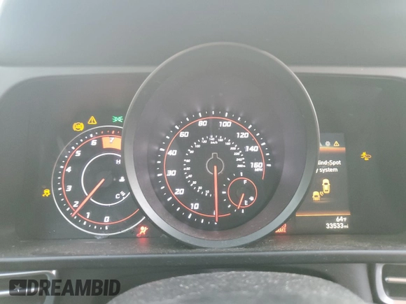 2021 Hyundai Elantra SEL with VIN 5NPLM4AGXMH025713, listed as a Copart auction lot 50679465 with 33,533 mi miles and Salvage Title. Bid and sale history available at carsss.com. Image 9.