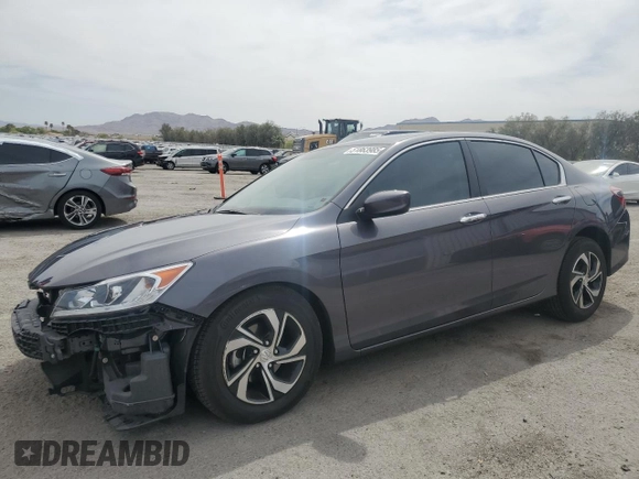 2016 Honda Accord Sedan LX with VIN 1HGCR2F31GA139236, listed as a Copart auction lot 51863985 with 25,598 mi miles and Salvage Title. Bid and sale history available at carsss.com. Image 1.