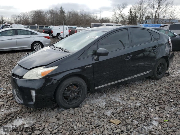 2012 Toyota Prius One with VIN JTDKN3DU6C5399285, listed as a Copart auction lot 46323095 with 307,542 mi miles and Salvage Title. Bid and sale history available at carsss.com. Image 1.