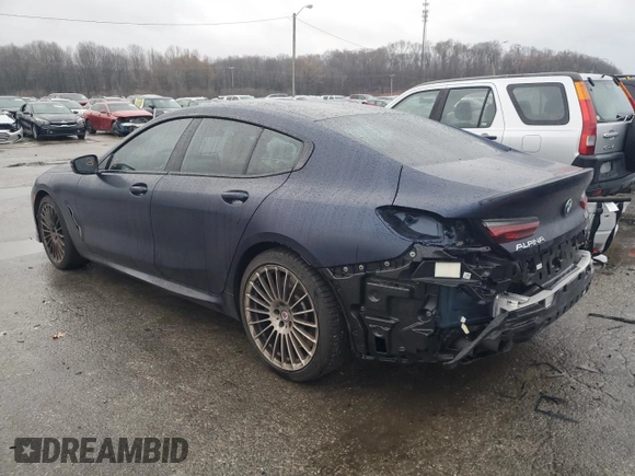 2023 BMW 8 Series z VIN WBAGX0C14PCM99664, wystawiony jako Copart lot #82912494 z przebiegiem 20 899 mil mil oraz Szkoda całkowita • Salvage title. Historia ofert i sprzedaży dostępna na DreamBid. Obrazek 2.