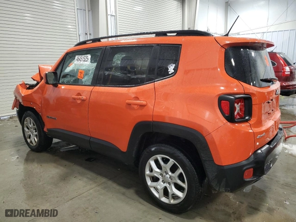 2015 Jeep Renegade Latitude with VIN ZACCJBBT8FPB40913, listed as a Copart auction lot 46451525 with 0 mi miles and Clean Title. Bid and sale history available at carsss.com. Image 2.