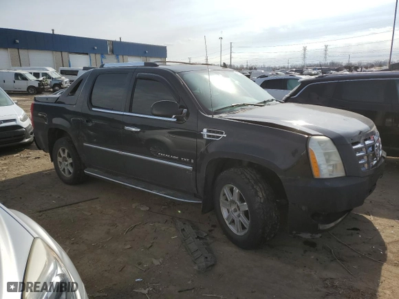 2007 Cadillac Escalade EXT with VIN 3GYFK62837G153806, listed as a Copart auction lot 48724735 with 145490 miles and Clean Title. Bid and sale history available at carsss.com. Image 4.