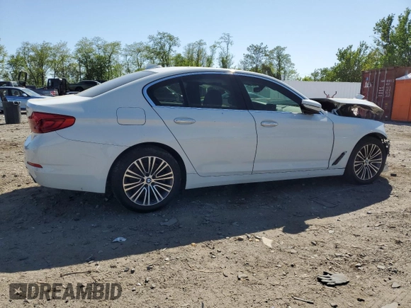 2018 BMW 5 Series 530i xDrive with VIN WBAJA7C55JG907740, listed as a Copart auction lot 54492795 with 72,926 mi miles and Clean Title. Bid and sale history available at carsss.com. Image 3.