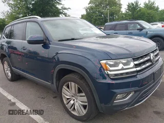2019 Volkswagen Atlas SEL with VIN 1V2MR2CA8KC553258, listed as a IAAI auction lot 42598620 with 118,697 mi miles and . Bid and sale history available at DreamBid. Image 1.