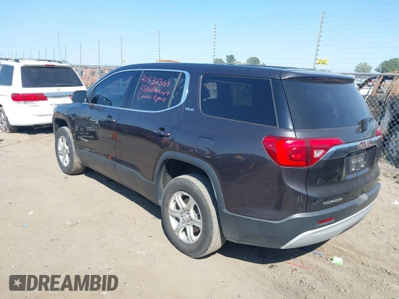 2019 GMC Acadia SLE with VIN 1GKKNKLAXKZ170072, listed as a IAAI auction lot 40532368 with 90,451 mi miles. Bid and sale history available at carsss.com. Image 3.